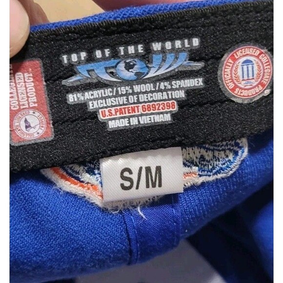 Florida Gators UF Hat Blue Top Of The World Dynasty Flex Hat Size S/M Wool Blend - Picture 5 of 5